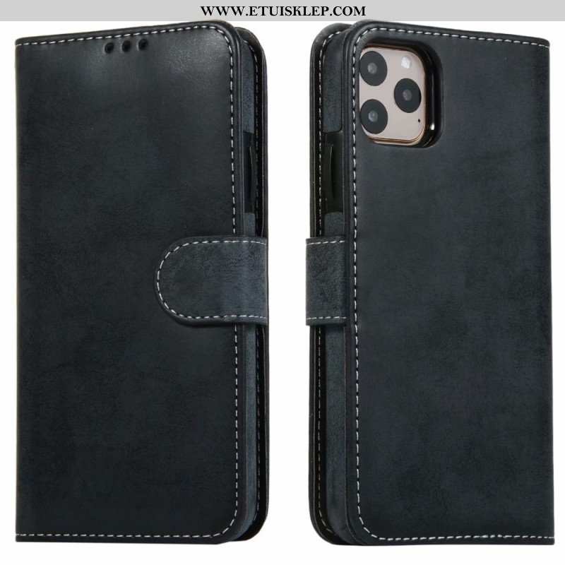 Etui Skórzany Futerał do iPhone 14 Vintage Odpinany
